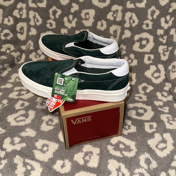 New Vans Slip-On 59  in Jungle Green & Snow White 😍 - Picture 4 of 17